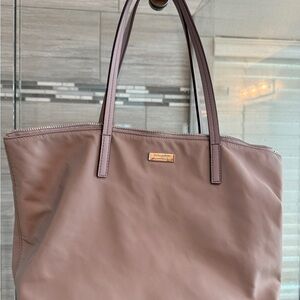 Kate Spade Gray Tote Bag Minimalist Design
